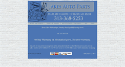 Desktop Screenshot of jakesautoparts.net